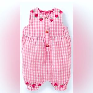 Mini Boden Fin Woven Romper. 12-18 month .